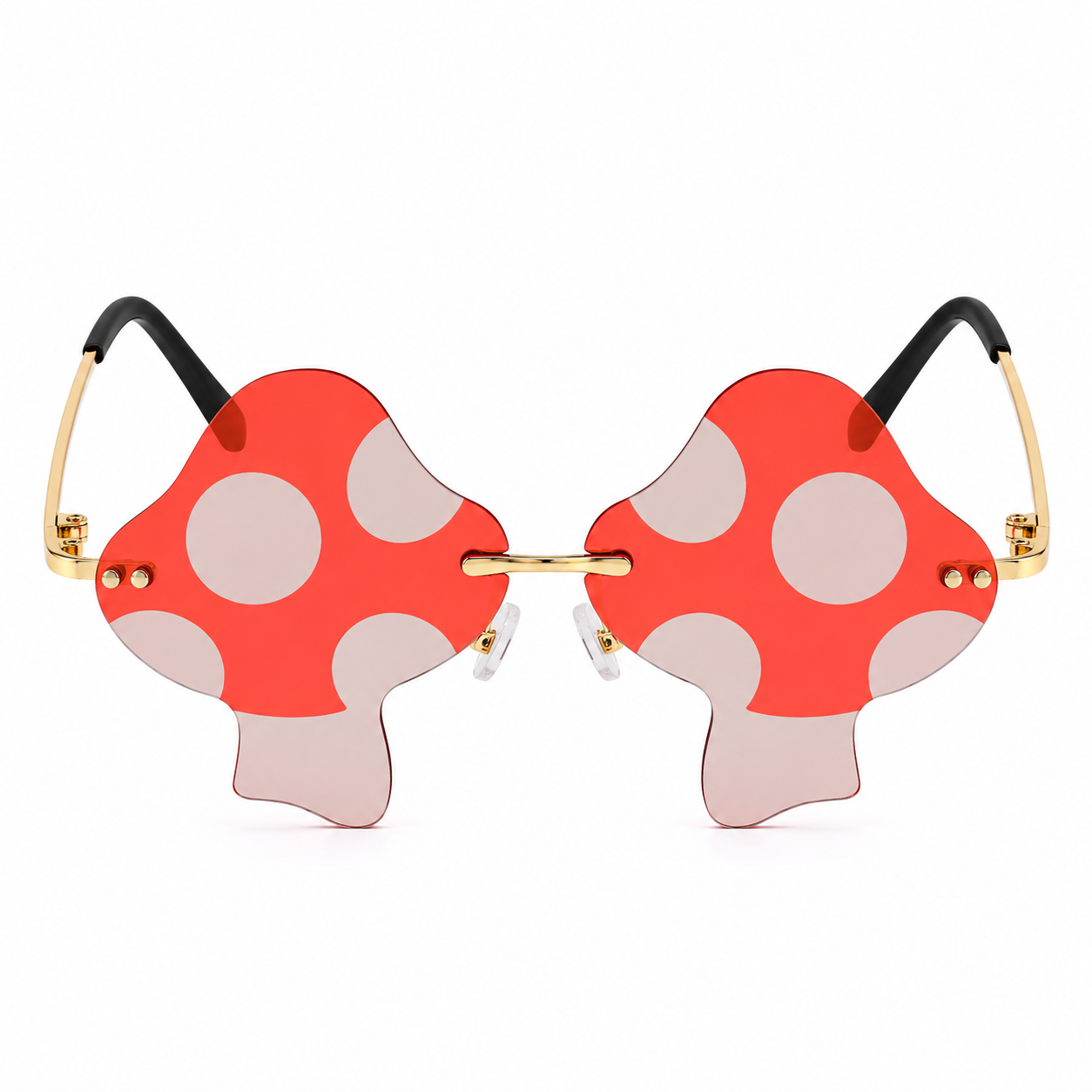 Red Mushroom Colour Therapy Glasses