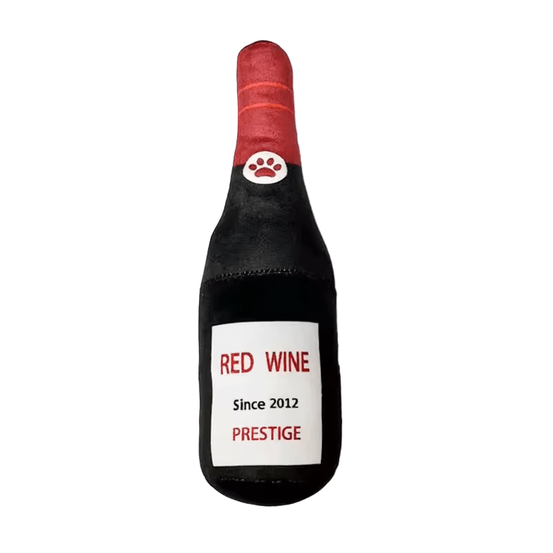 Red Wine Plushie - The Pup Play Hub