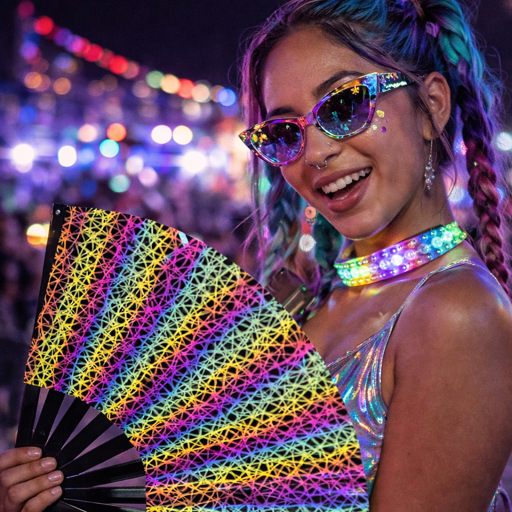 Entrapment XL Reflective Festival Fan