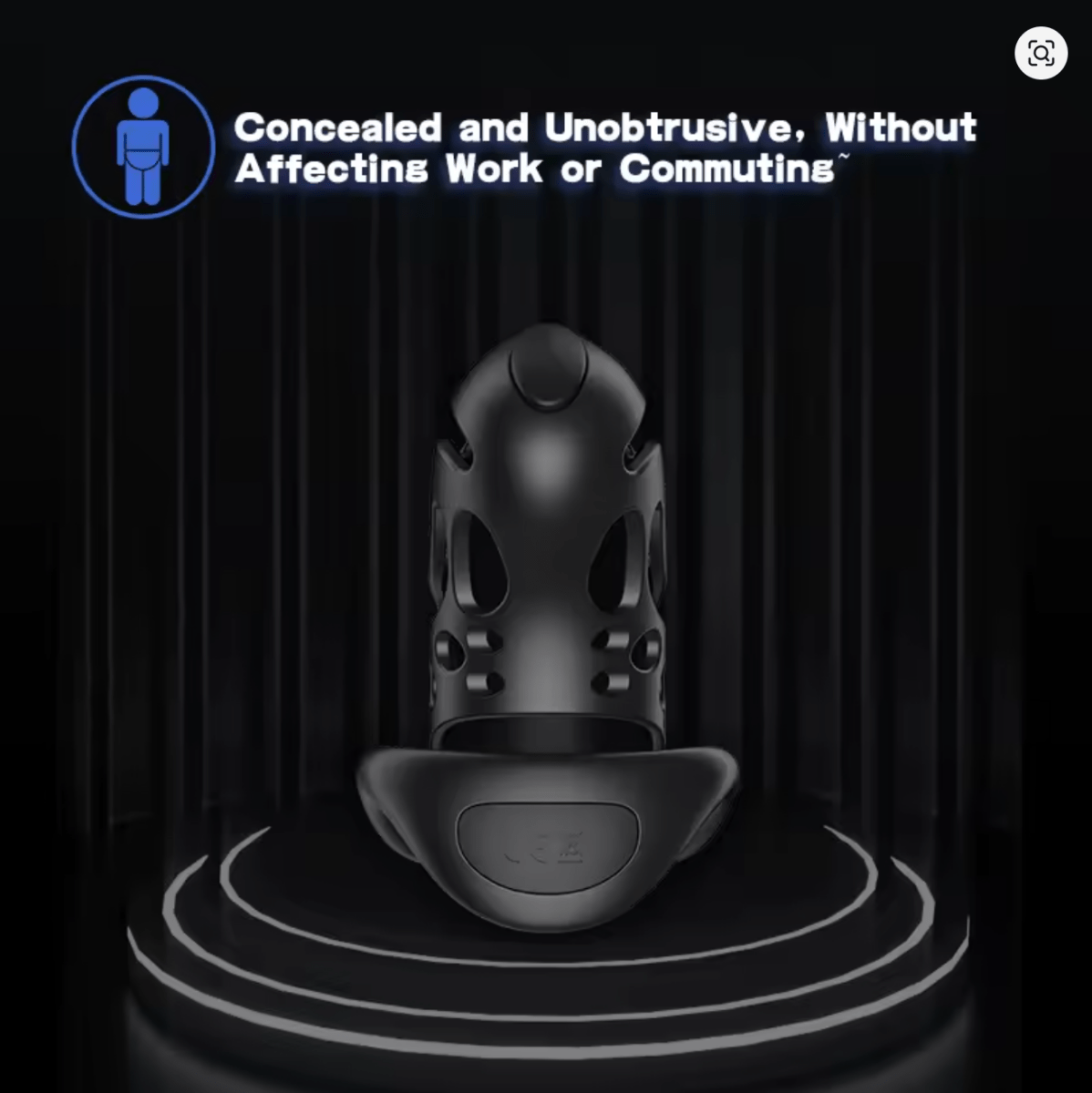 Remote Control Shock Chastity Cage - The Pup Play Hub