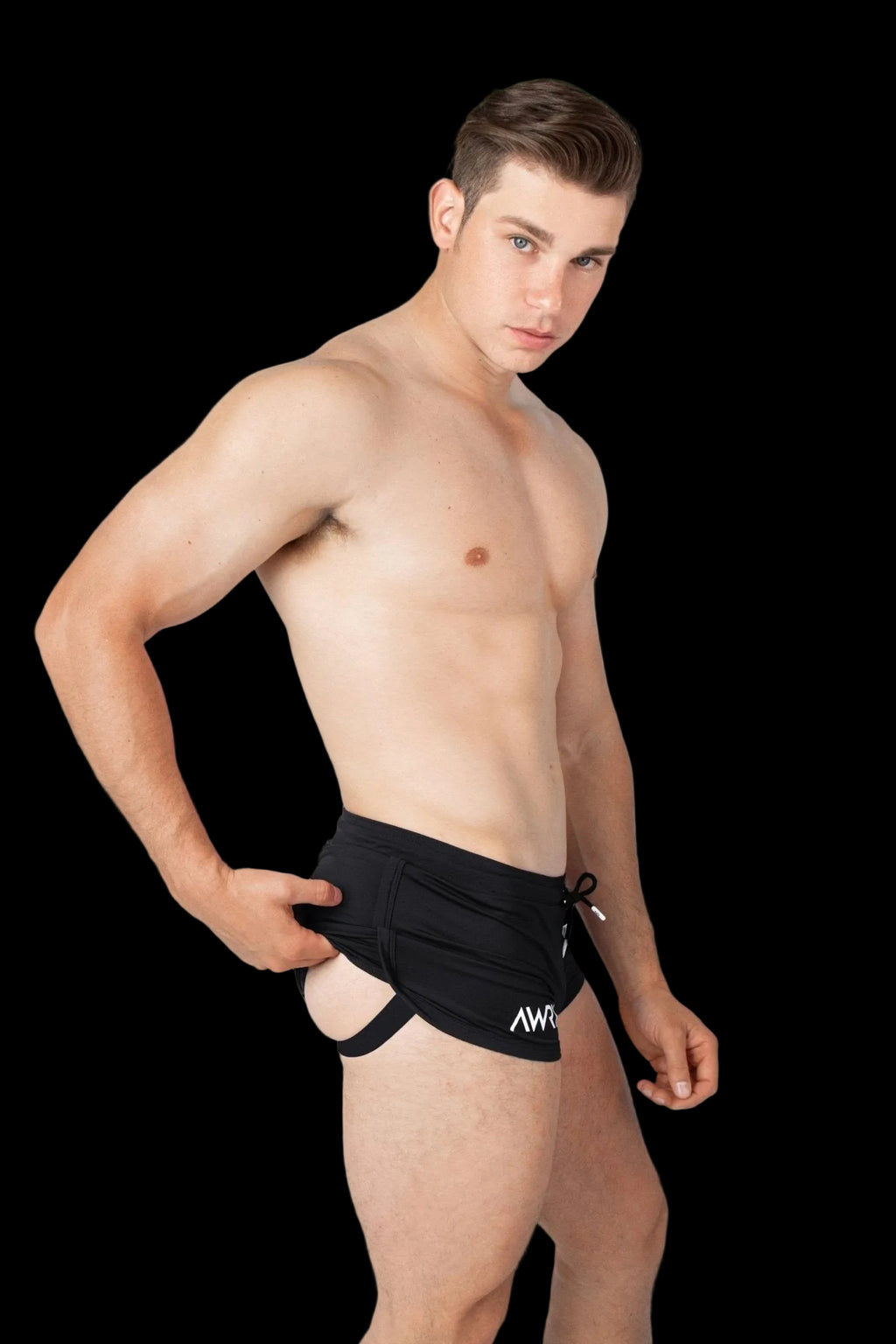 RETRO Jock Shorts - Black