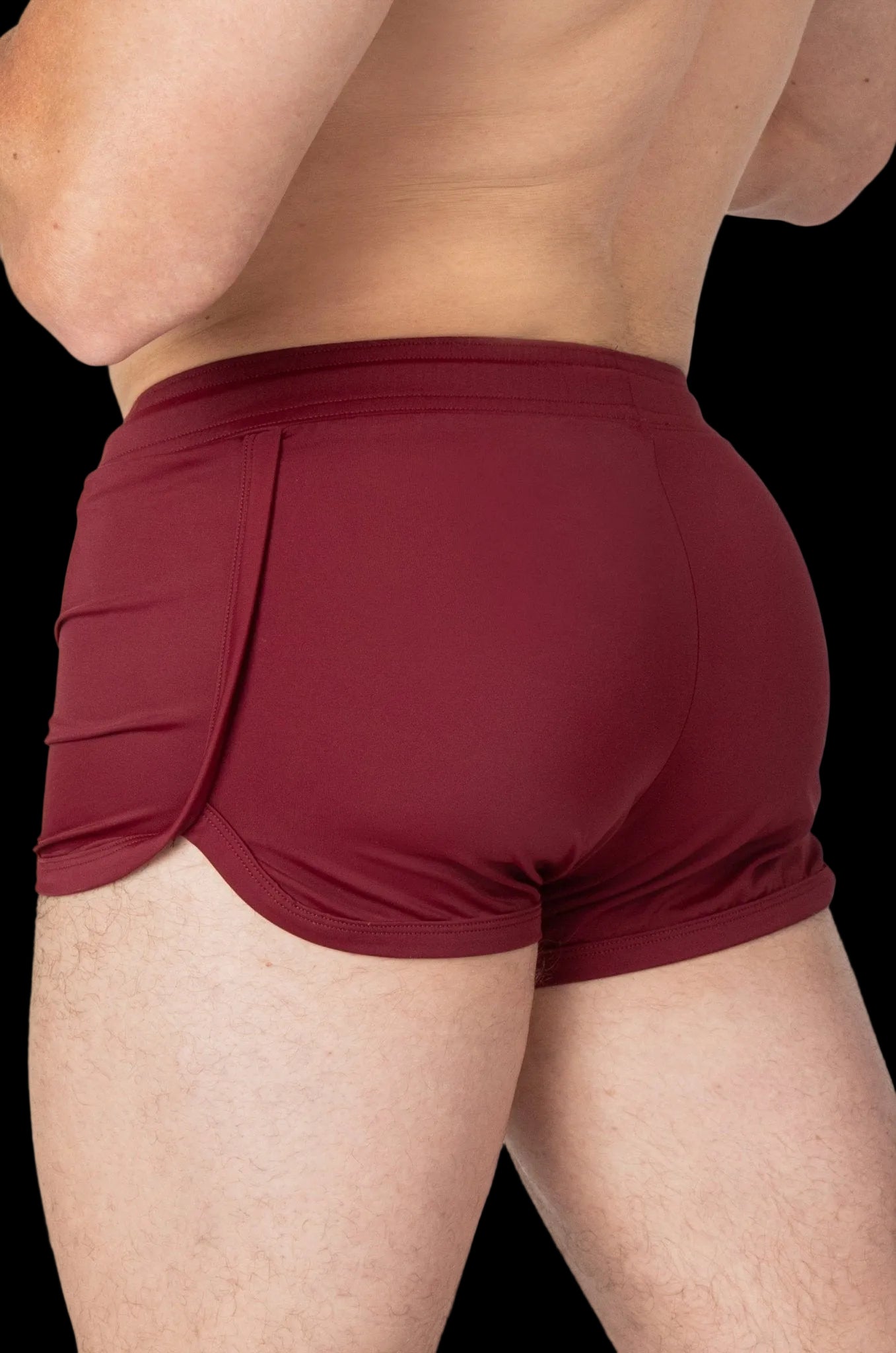 RETRO Jock Shorts - Maroon