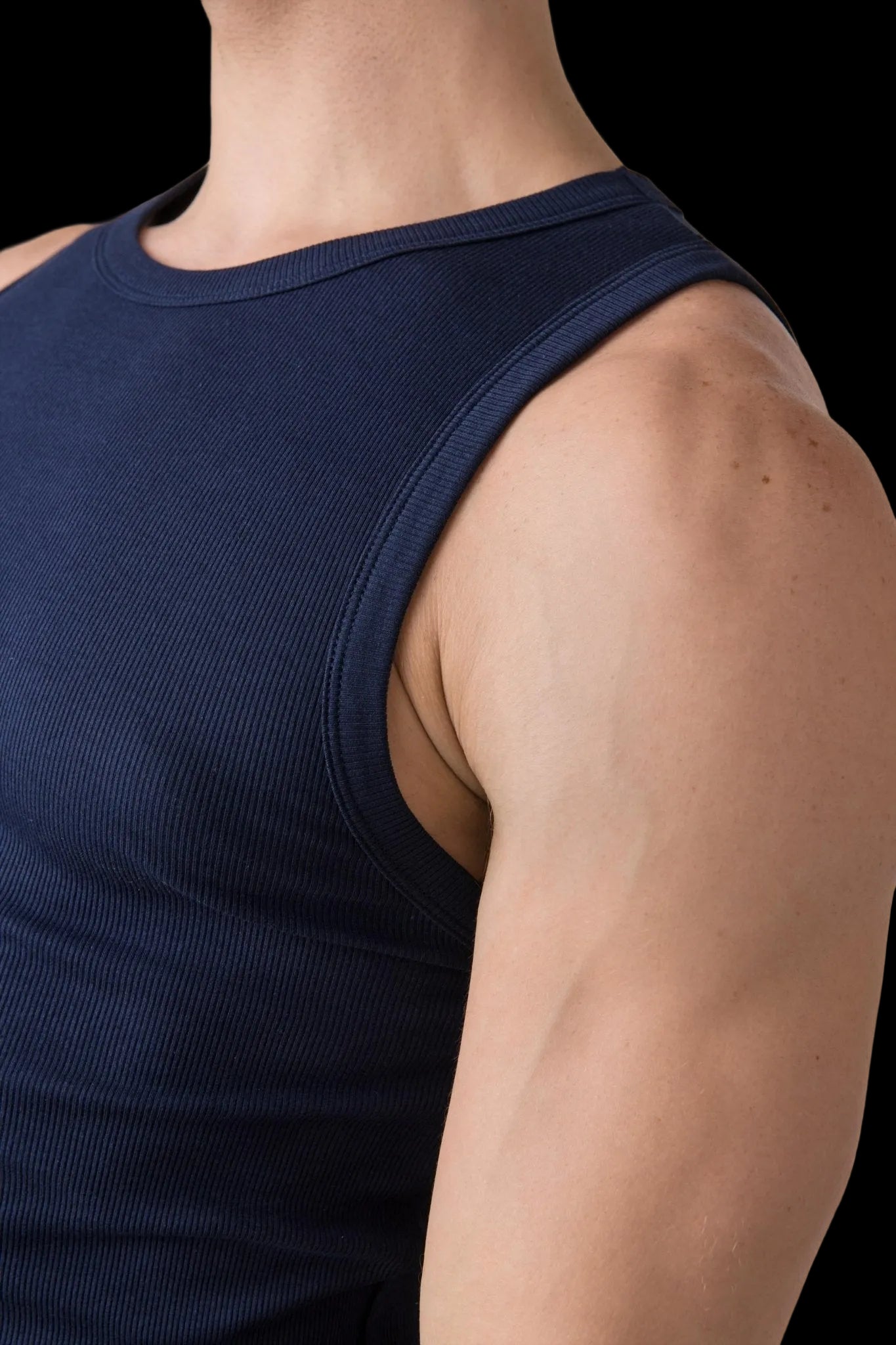 RIBBED Tank - Navy