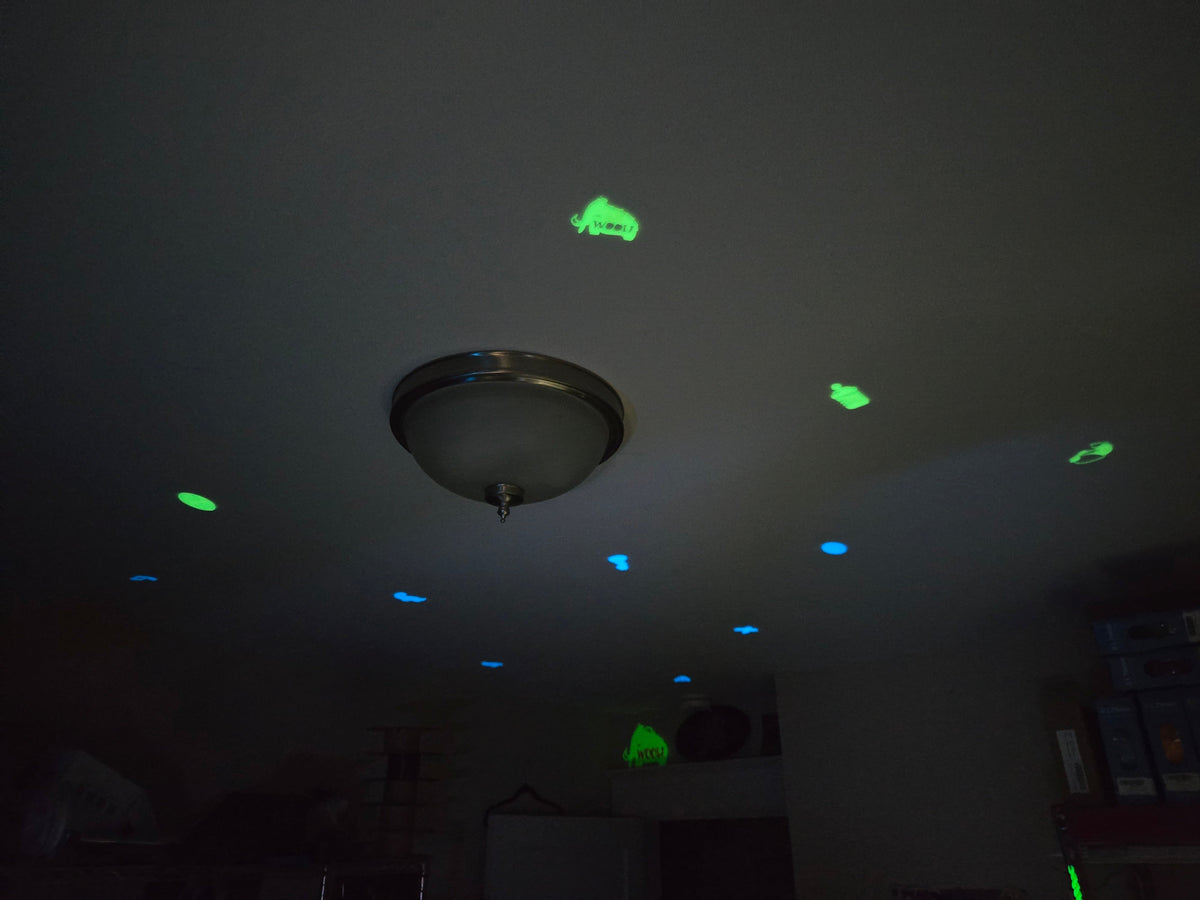3D Printed Glow-in-the-Dark Ceiling Stickers
