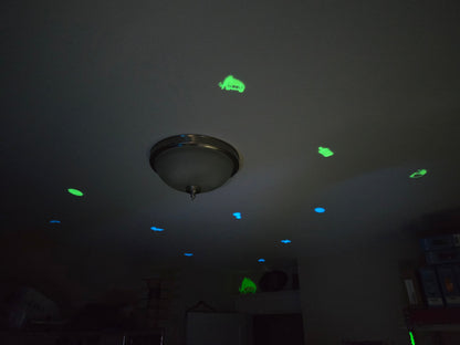 3D Printed Glow-in-the-Dark Ceiling Stickers