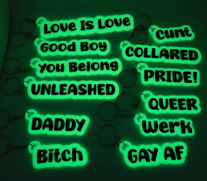 🔥✨ Pride, Kink & Chaos Keychains – Loud, Proud & A Little Inappropriate