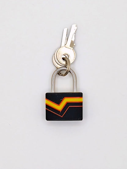 Small Padlock & Cover – Custom Kink Collar Lock, Keyed Alike Options, Glow & Pride Styles