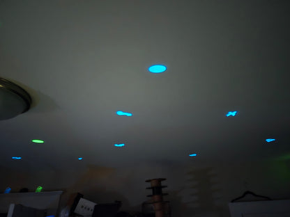 3D Printed Glow-in-the-Dark Ceiling Stickers