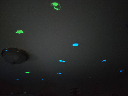 3D Printed Glow-in-the-Dark Ceiling Stickers