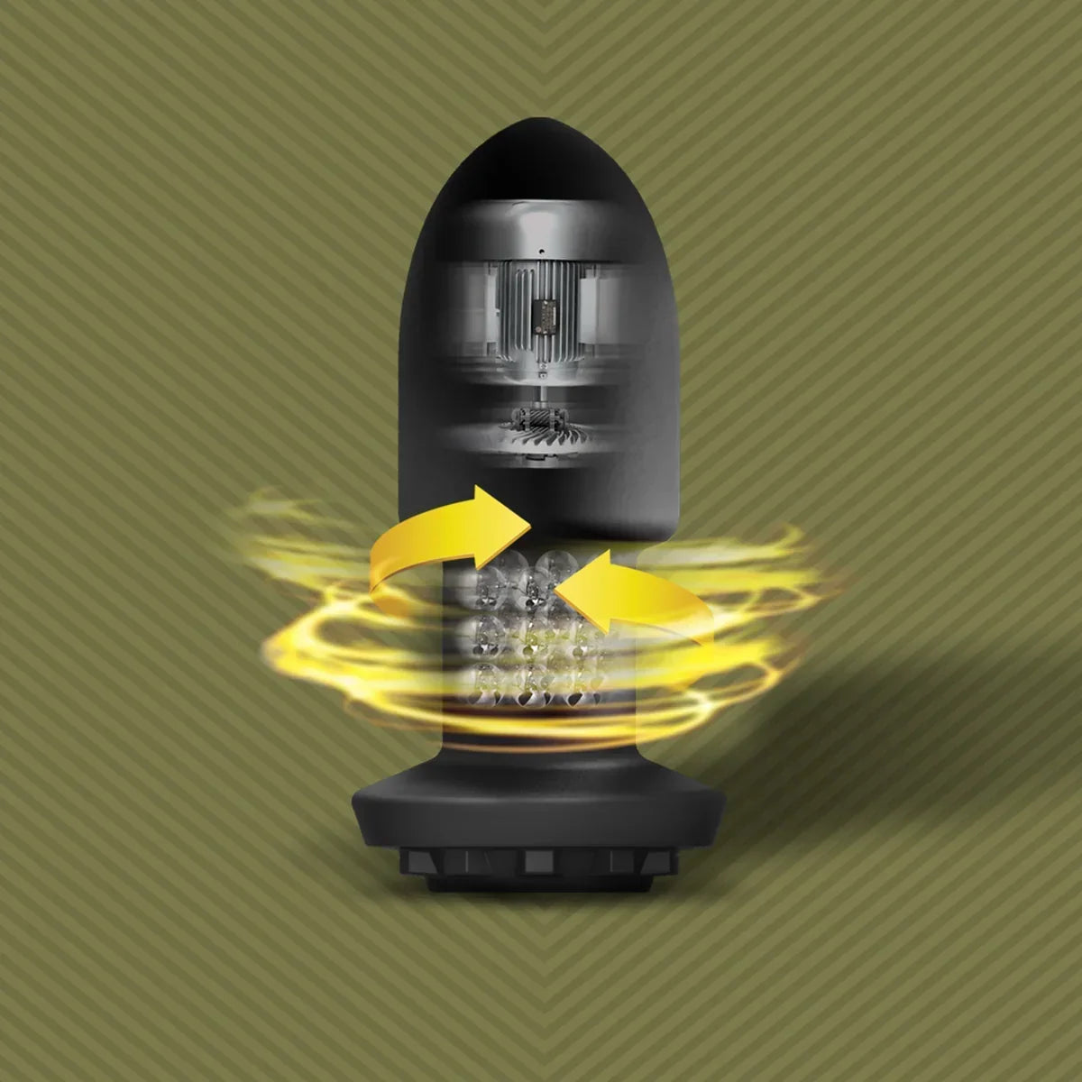 Robo Rimmer Slim Rotating Vibrating Butt Plug with Remote