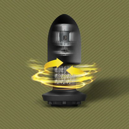 Robo Rimmer Slim Rotating Vibrating Butt Plug with Remote