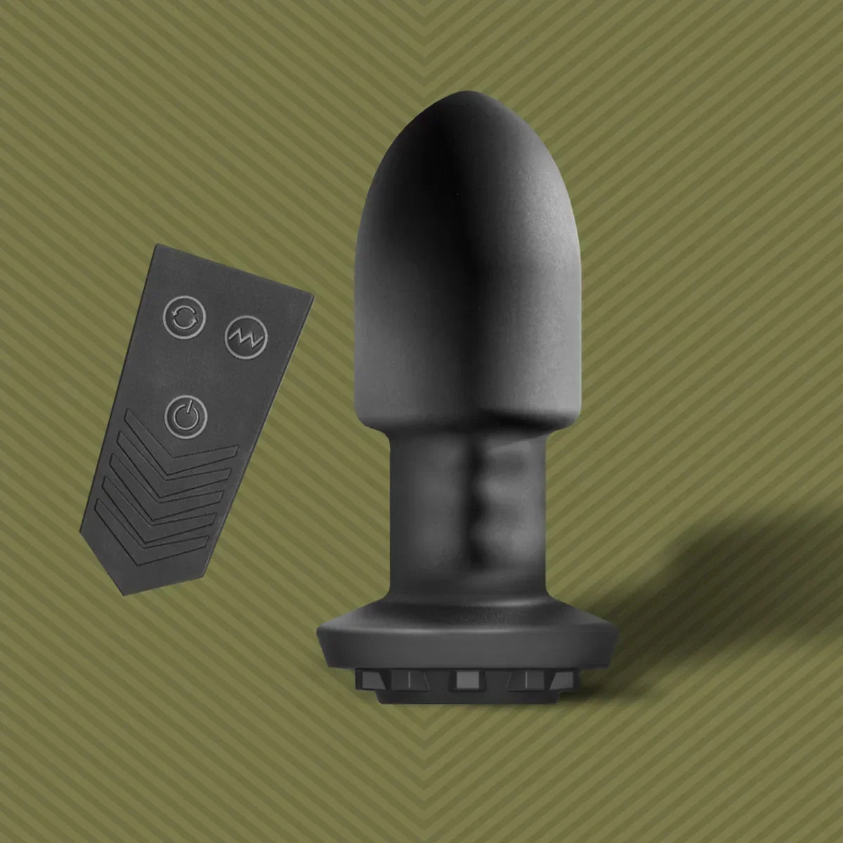 Robo Rimmer Slim Rotating Vibrating Butt Plug with Remote