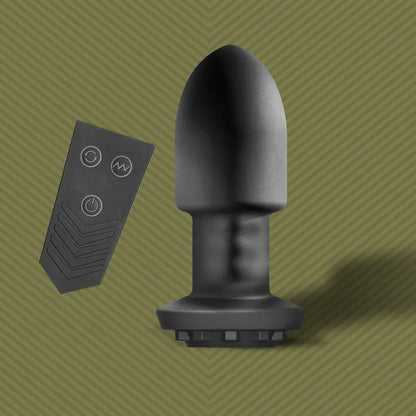 Robo Rimmer Slim Rotating Vibrating Butt Plug with Remote