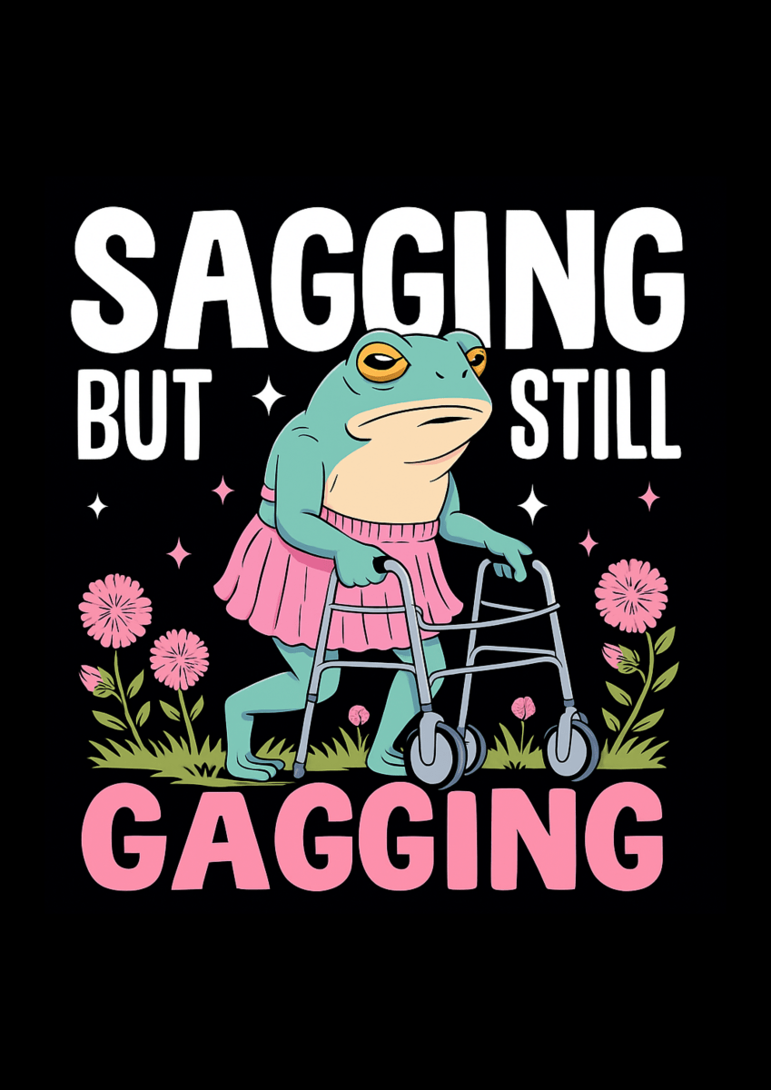 Sagging but still Gagging Print - The Pup Play Hub