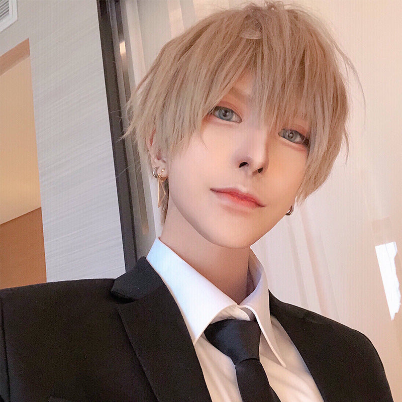 Short Bangs Femboy Wig