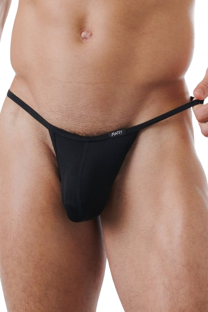 SIGNATURE String Thong - Black