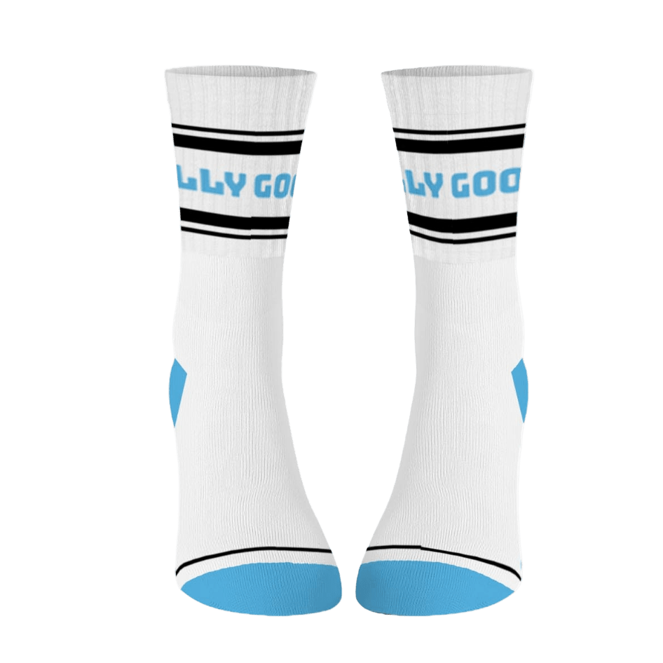 SILLY GOOSE Cotton Crew Socks Mid - length - The Pup Play Hub