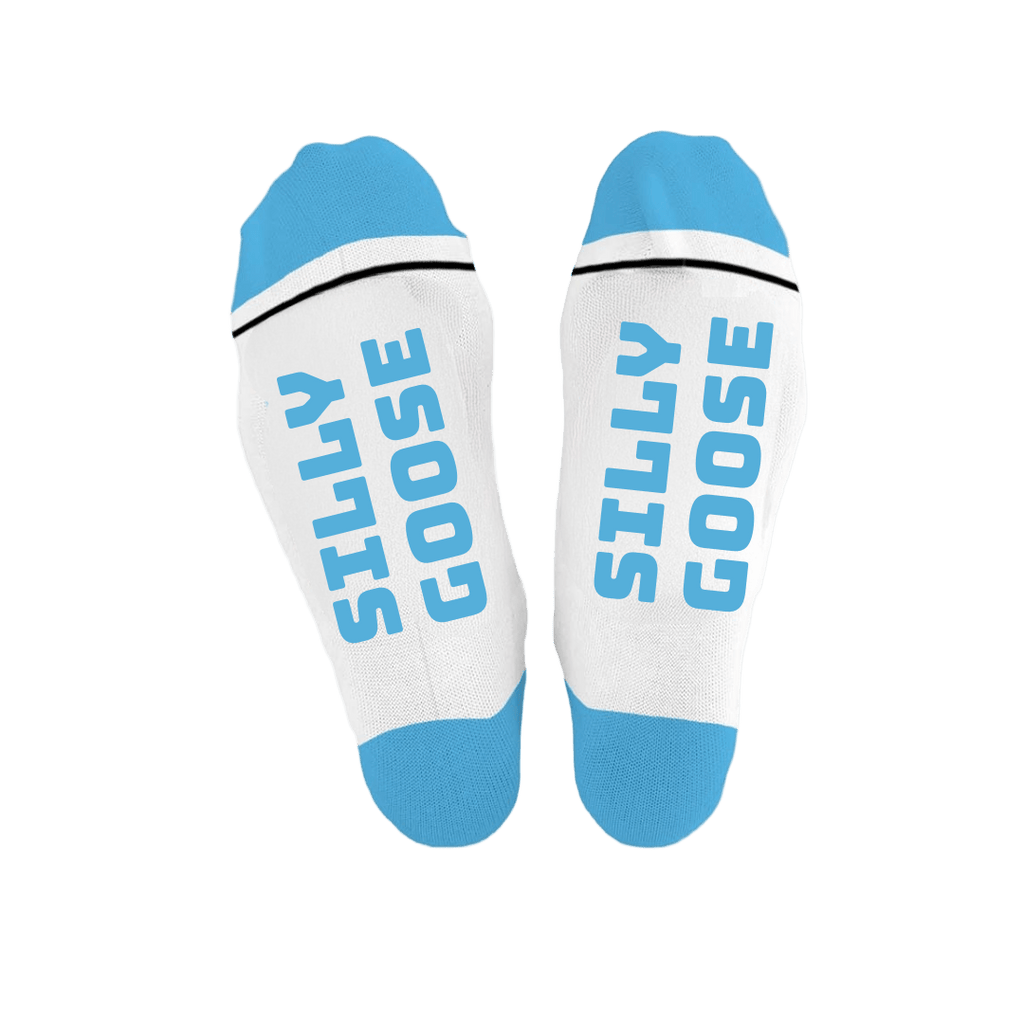 SILLY GOOSE Cotton Crew Socks Mid - length - The Pup Play Hub