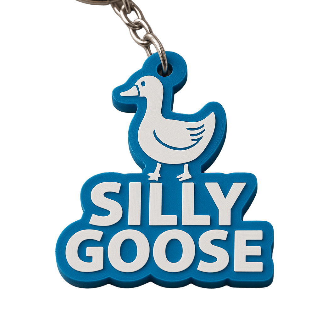 Silly Goose Keychain - The Pup Play Hub