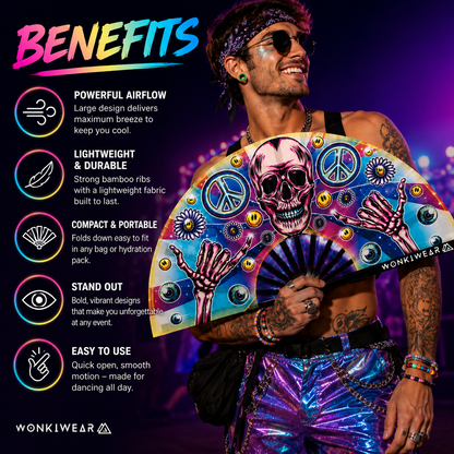 Skeleton XL Festival Fan