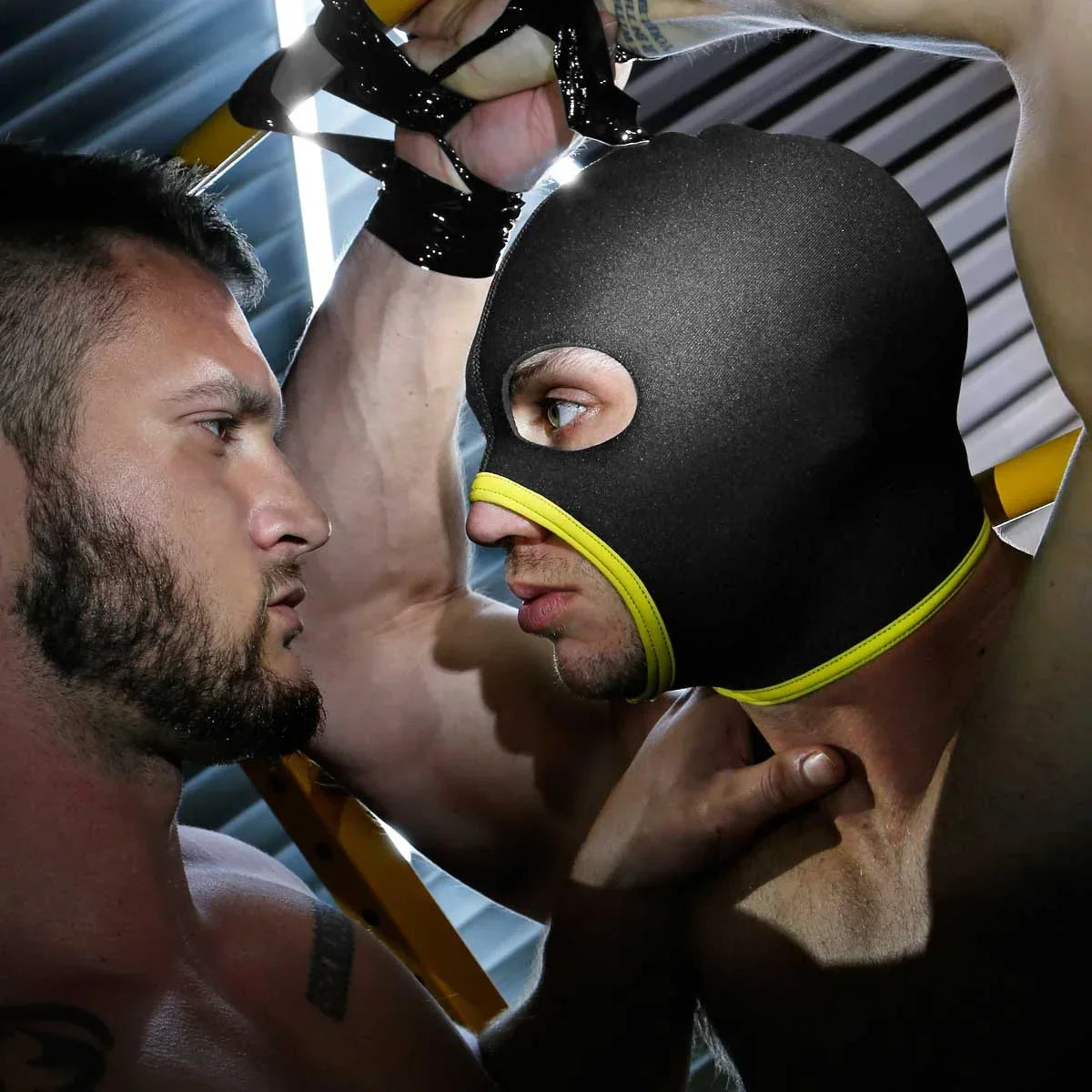 Skullfuck Open-Mouth Bondage Anonymity Hood