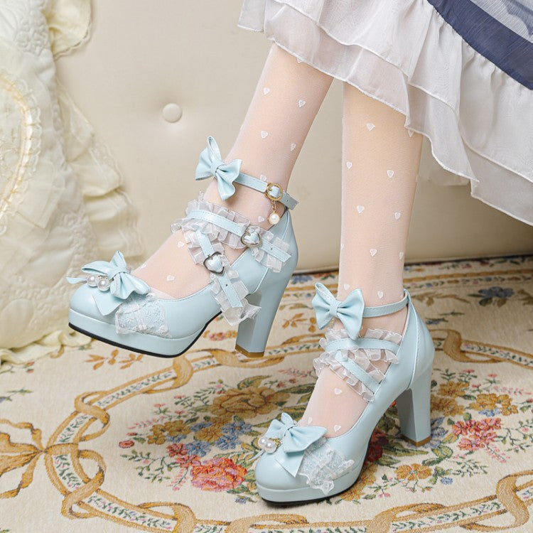 Lolita Bowlace Pumps
