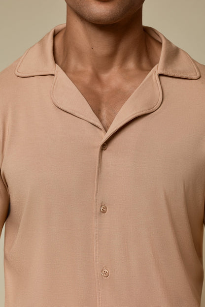 SECOND SKIN V-NECK LONG SLEEVE - BRUSH