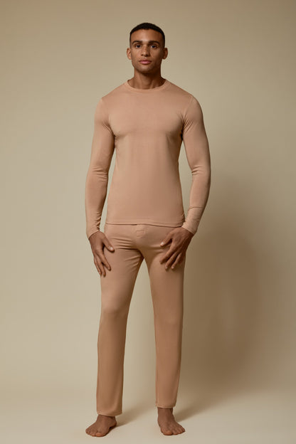 SECOND SKIN WAISTBAND PANT - BRUSH