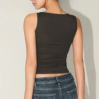 Sleeveless Crop Top