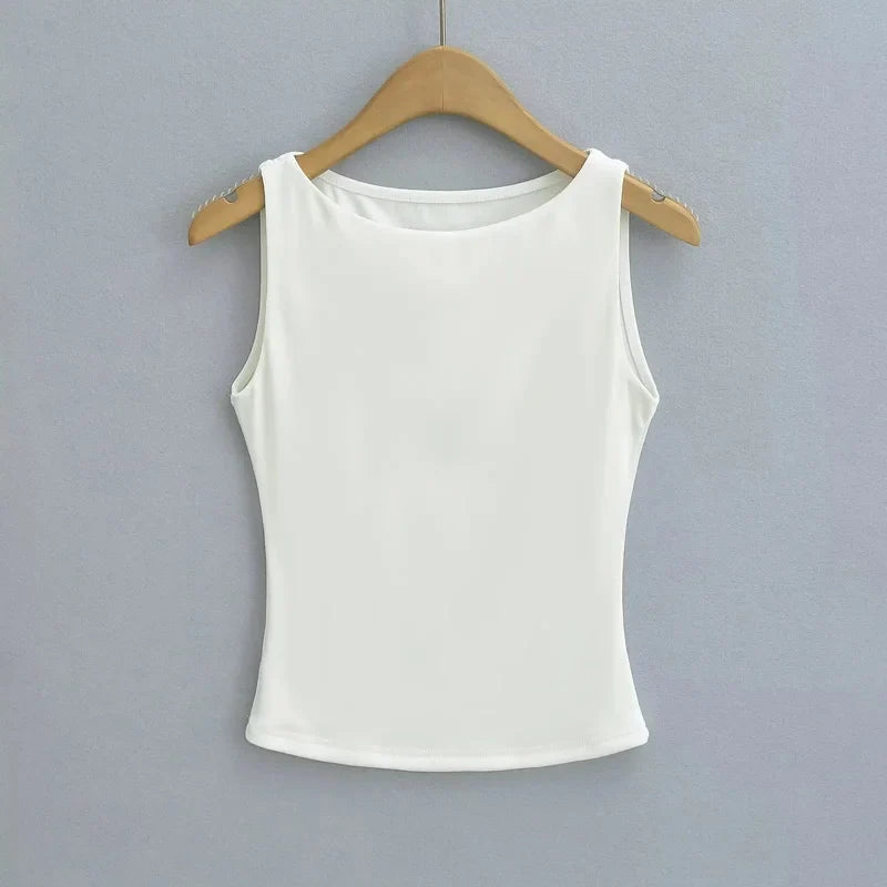 Sleeveless Crop Top