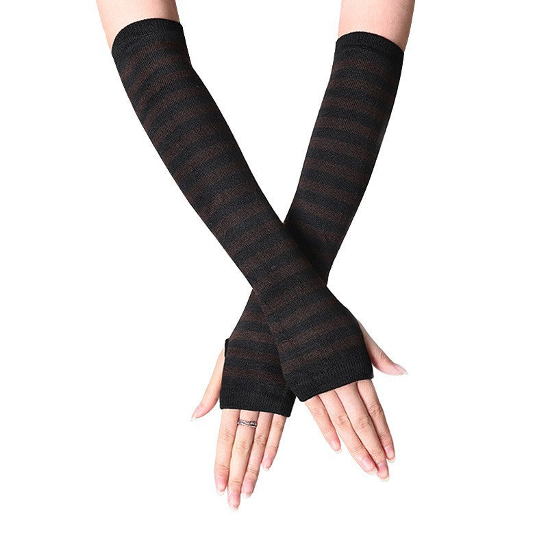 Striped Arm Warmers