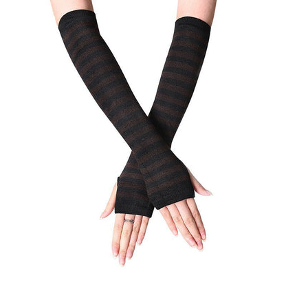 Striped Arm Warmers