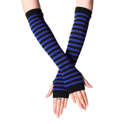Striped Arm Warmers