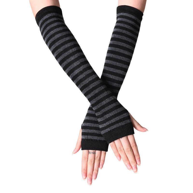 Striped Arm Warmers