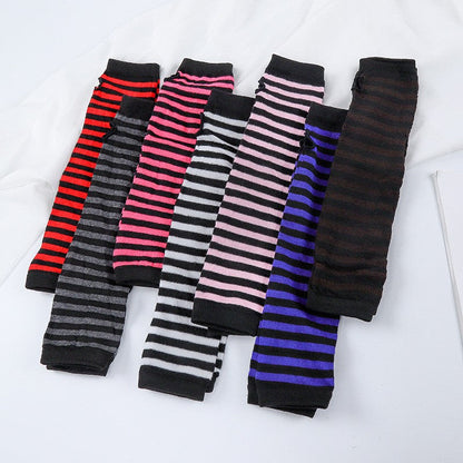 Striped Arm Warmers