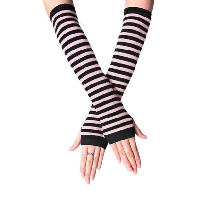 Striped Arm Warmers