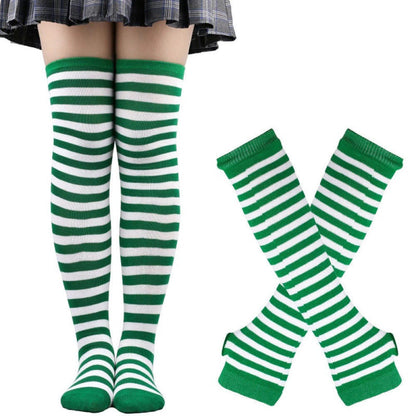 Femboy Thigh High Socks Set (Striped)