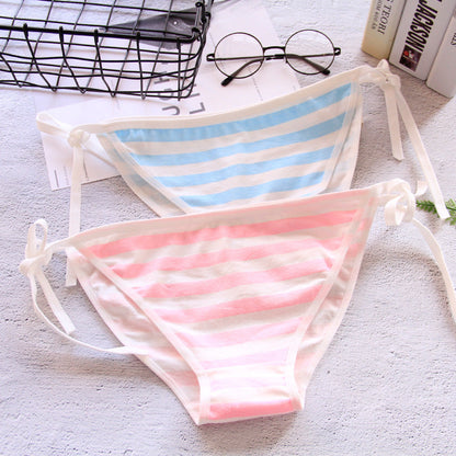 Striped Tie-Side Panties