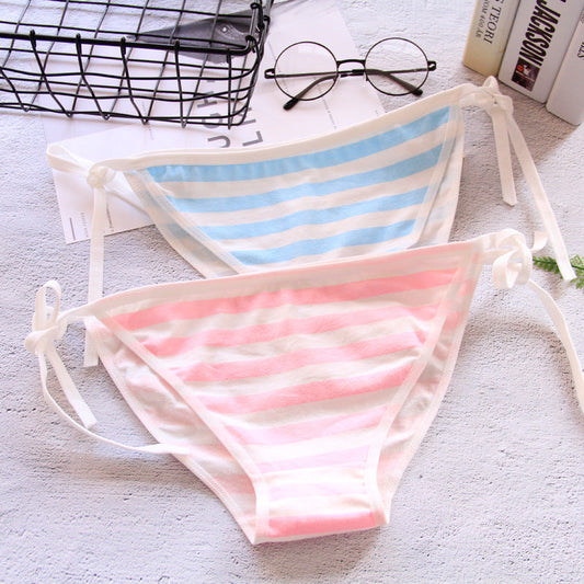Striped Tie-Side Panties