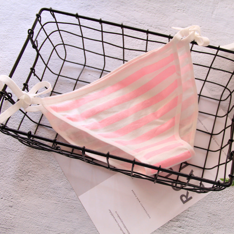 Striped Tie-Side Panties