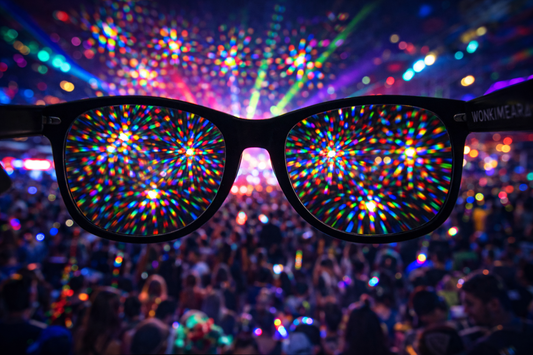 White Supernova Diffraction Glasses