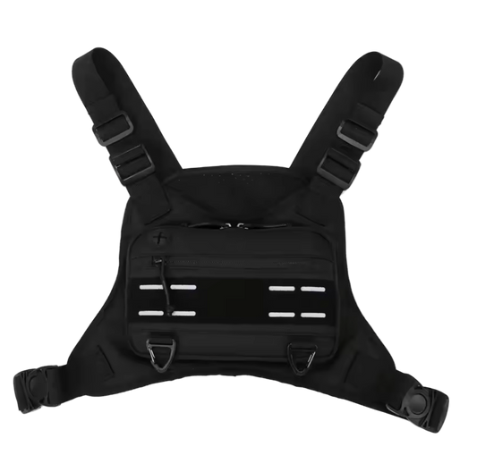 Tactical Chest Rig Black - The Pup Play Hub