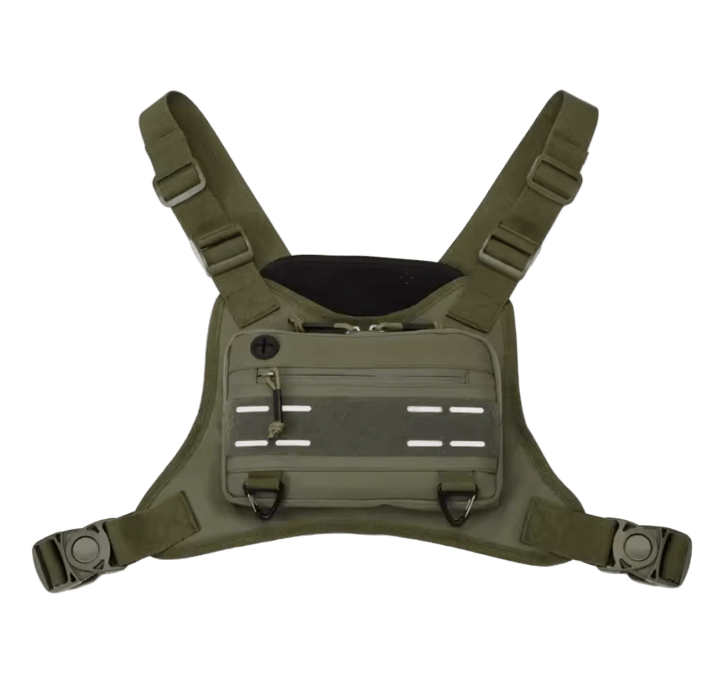 Tactical Chest Rig Deep Green - The Pup Play Hub