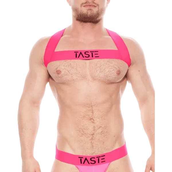 TASTE Neon Collection Harness | Neon Pink - The Pup Play Hub