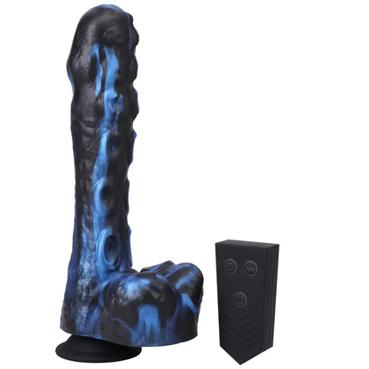 Tendril Thruster Blue Thrusting Tentacle Dildo with Remote