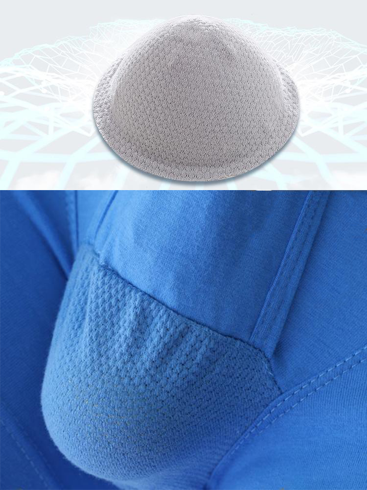 Men's Separate Ball Pouch Cotton Trunks