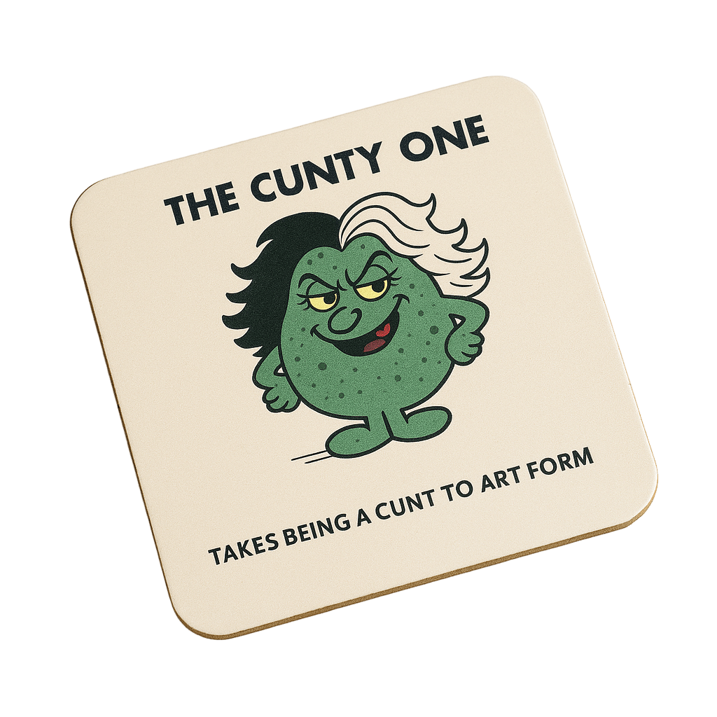 The Cunty One Coaster - The Pup Play Hub