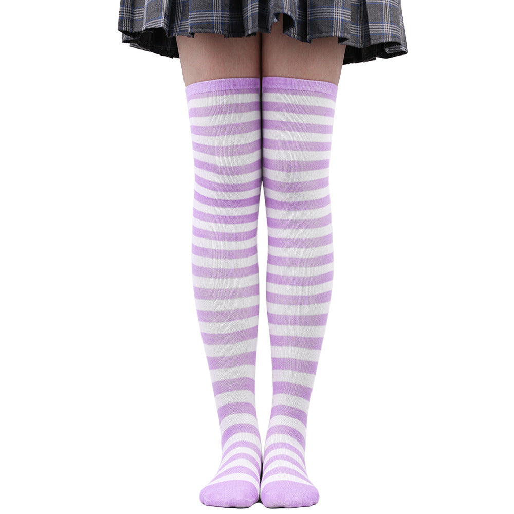 Striped Thigh Highs (Thin Striped)