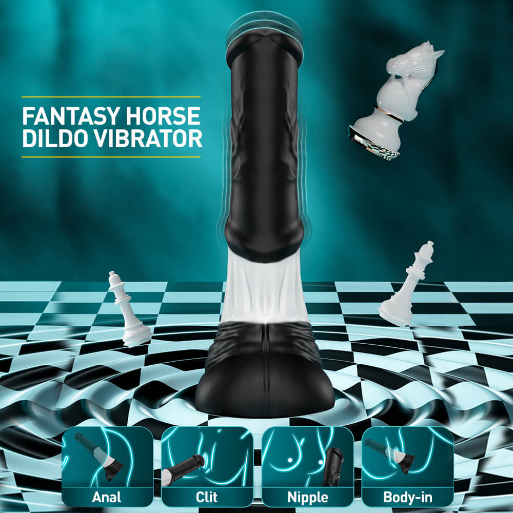 Thundr - 11.8 Inch Centaur Dildo – Thrusting & Vibrating Fantasy Dildo