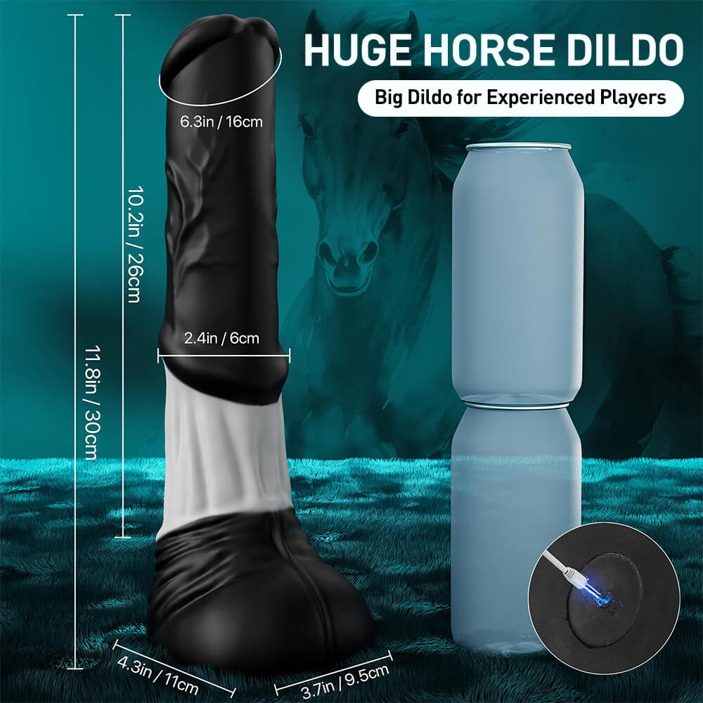 Thundr - 11.8 Inch Centaur Dildo – Thrusting & Vibrating Fantasy Dildo